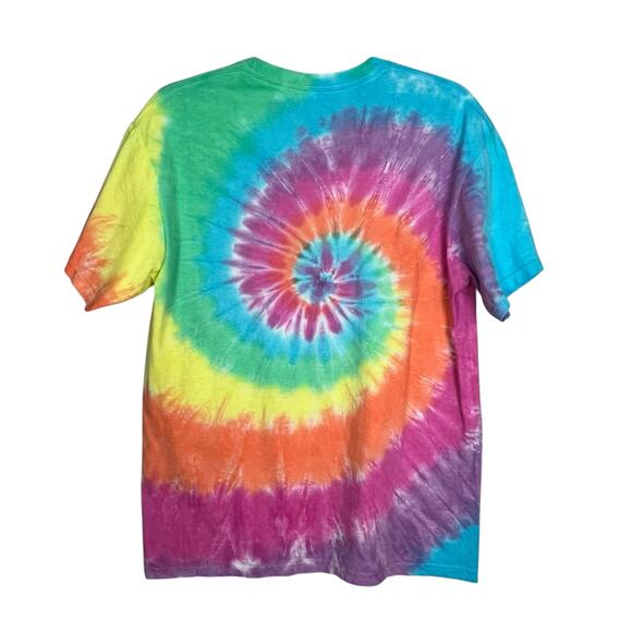 Liquid blue Grateful Dead dancing bears tie dye graphic tshirt size medium - Picture 2 of 6